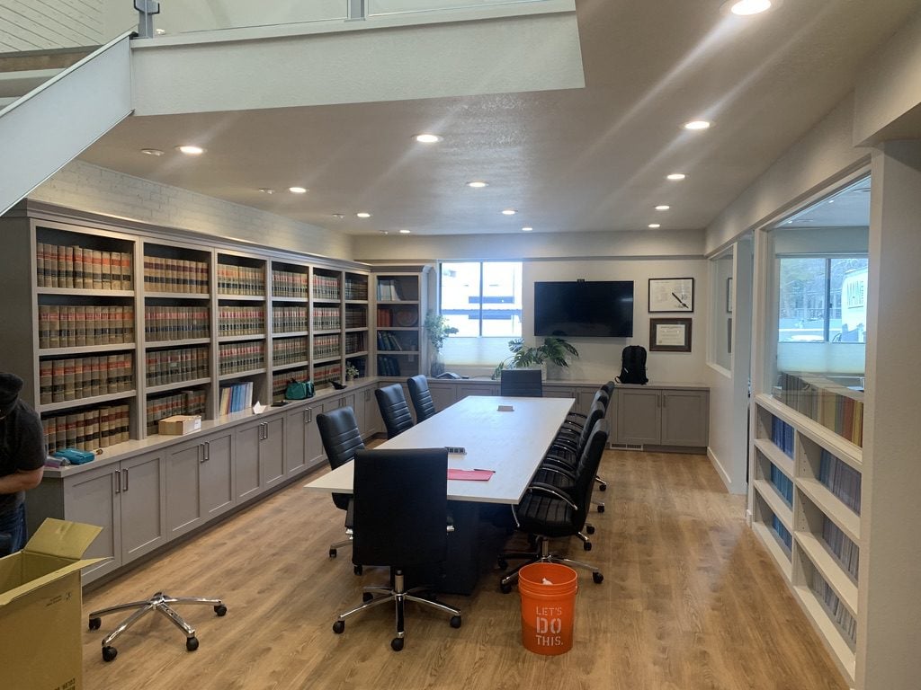 8D012627-F295-4720-BA10-2078741B06C2_1_105_c Can lights installed in a home office in Salt Lake City, UT